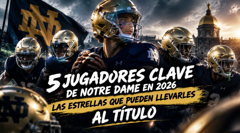 Los cinco jugadores más importantes de Notre Dame, College football