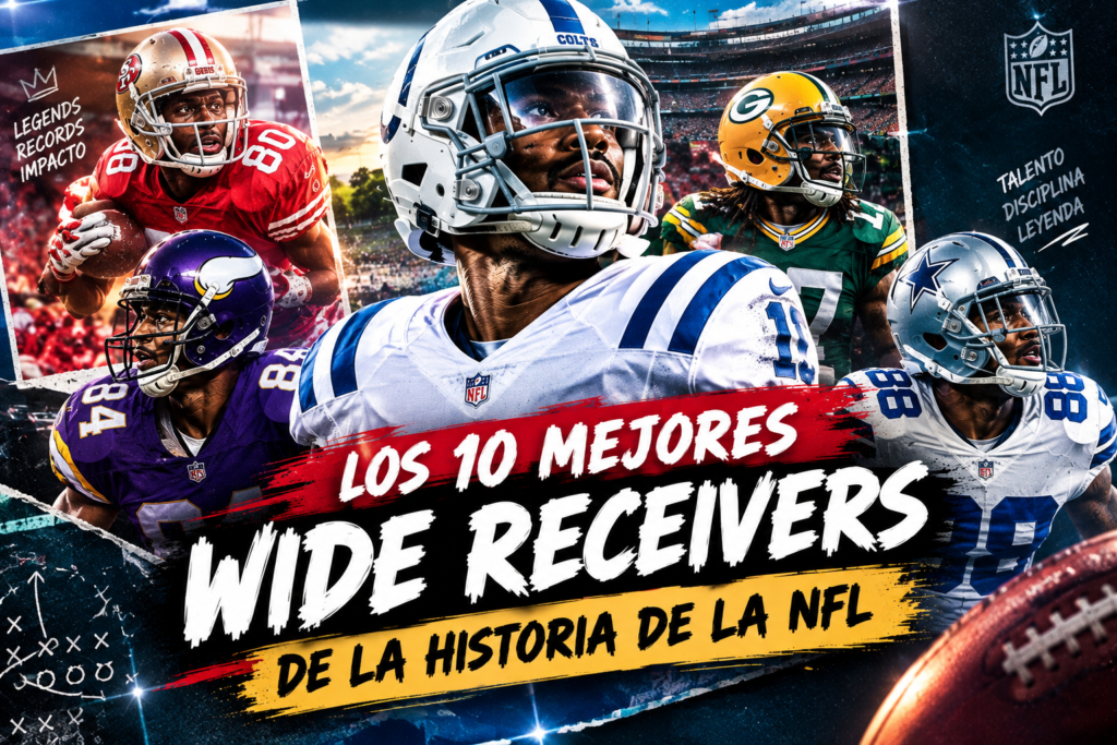 Los 10 mejores 10 WR de la historia de la NFL