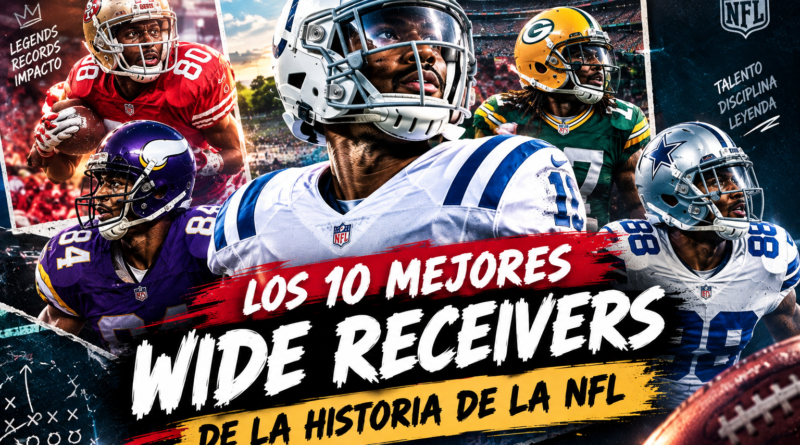 Los 10 mejores 10 WR de la historia de la NFL