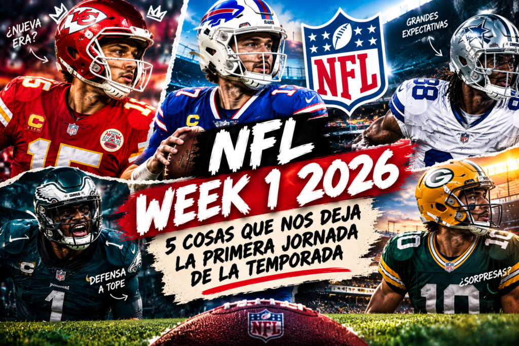 Resumen week 1 NFL 2026