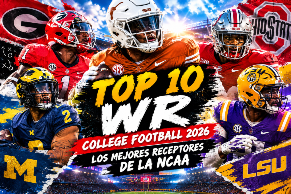 Mejores receptores college 2026