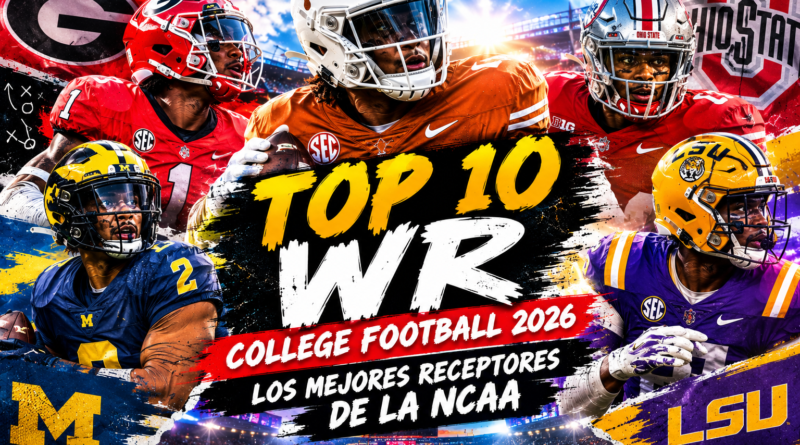 Mejores receptores college 2026