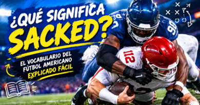 Vocabulario de fútbol americano