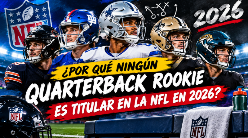 Los qb rookies de 2026 no se ganan el puesto