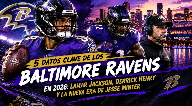 5 datos clave Baltimore Ravens 2026