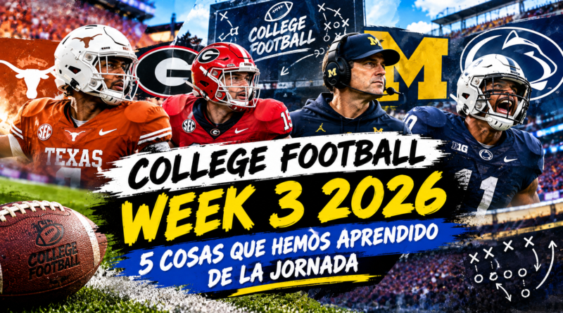 Resumen week 3 college ncaaf