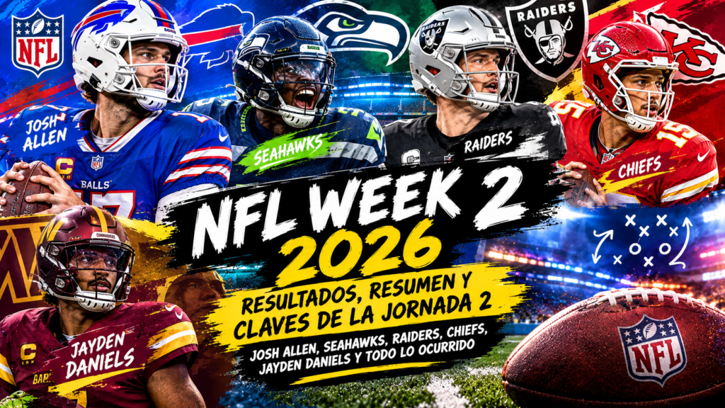 Resumen week 2 nfl 2026