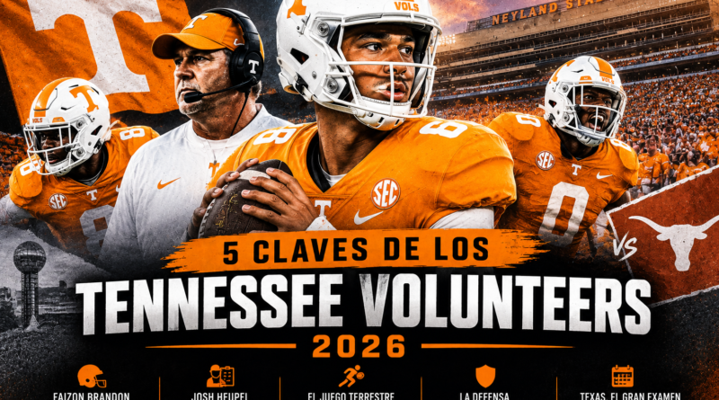 Tennessee Volunteers, guía 2026