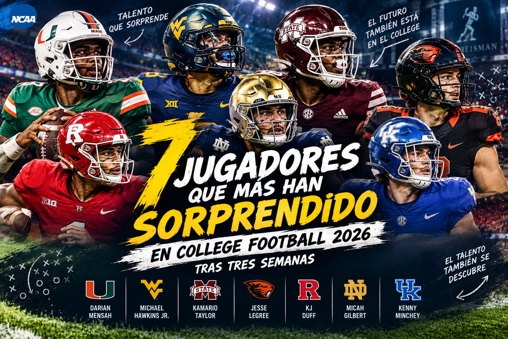Jugadores sorpresa college 2026