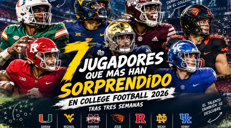 Jugadores sorpresa college 2026