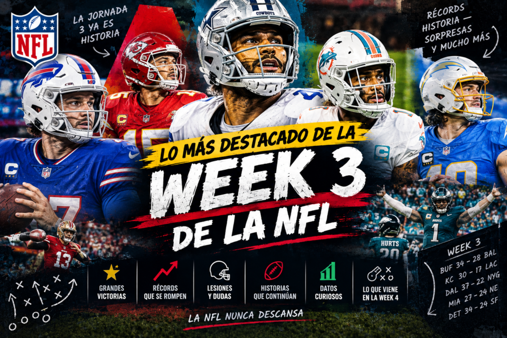 Destacados week 3 nfl