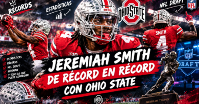 Jeremiah smith destroza records del college football con ohio state