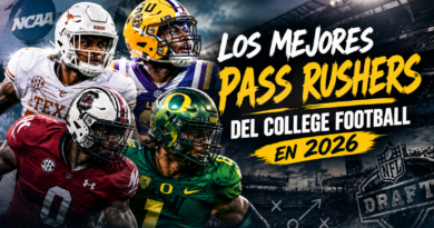 Mejores pass rushers College 2026