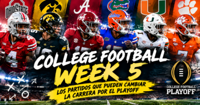 Duelos college de la semana 5