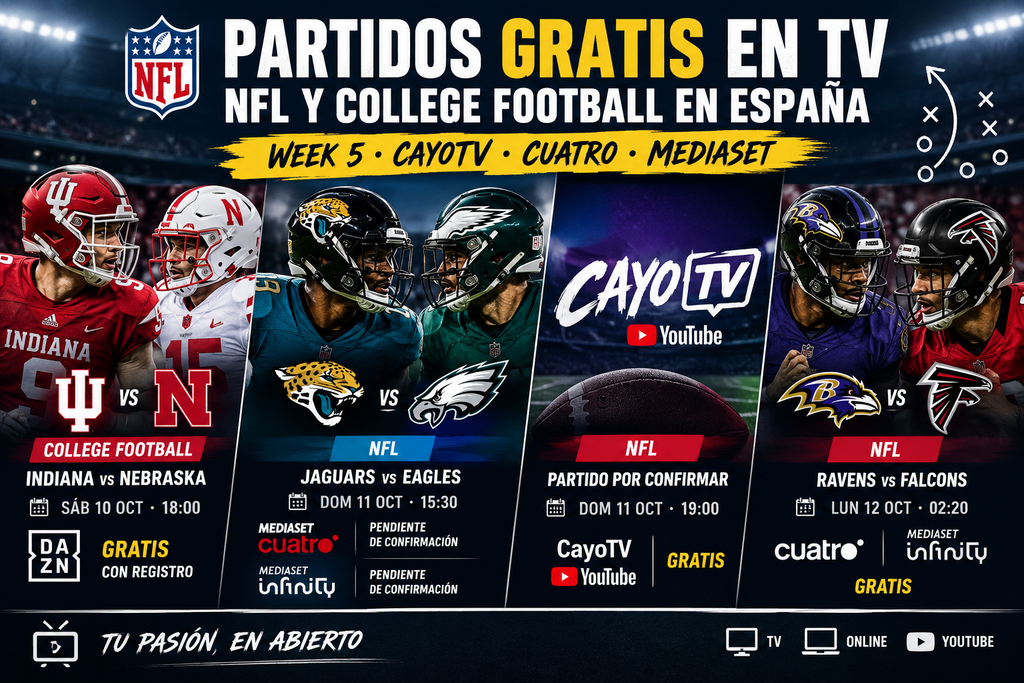 Partidos gratis españa nfl