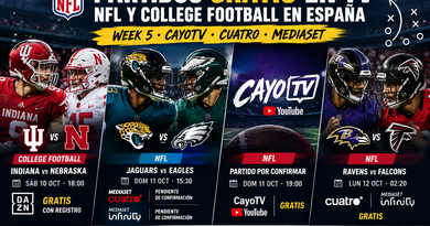 Partidos gratis españa nfl