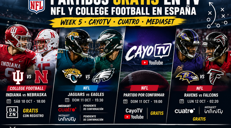 Partidos gratis españa nfl