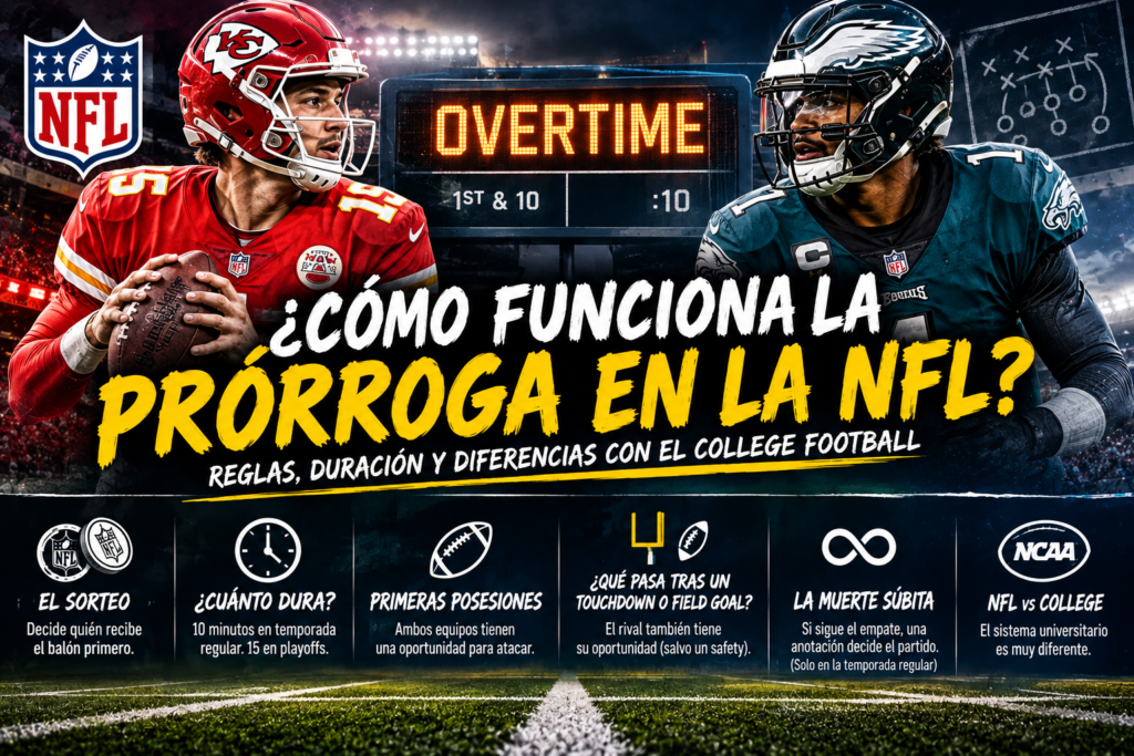 prorroga futbol americano como funciona
