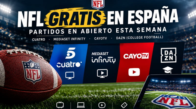 Partidos gratis nfl cada semana